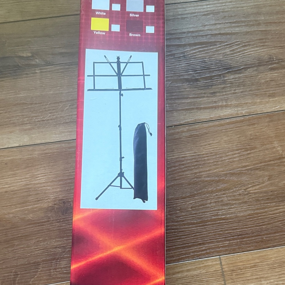 Adjustable Black Music Stand